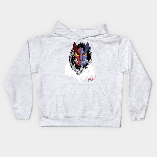 namahage Kids Hoodie by tinbott